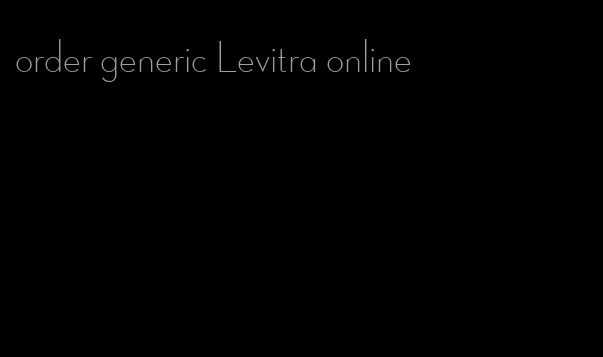 order generic Levitra online