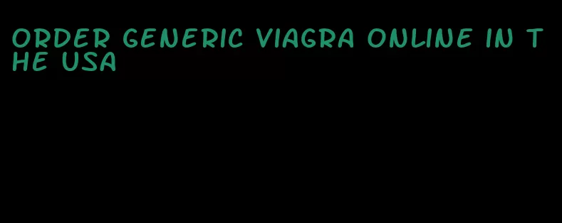 order generic viagra online in the USA