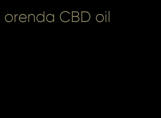 orenda CBD oil