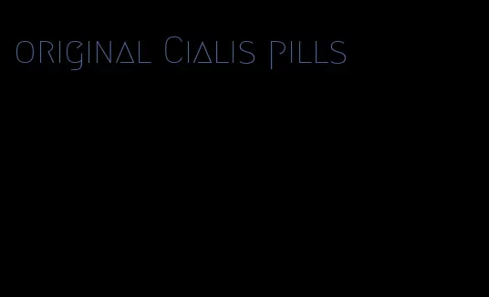 original Cialis pills