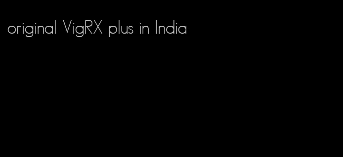 original VigRX plus in India