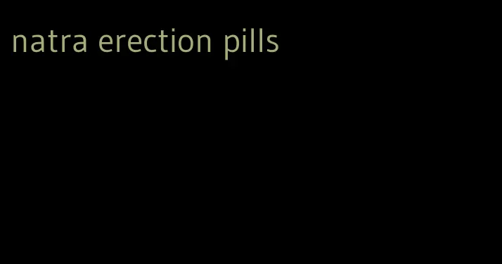 natra erection pills