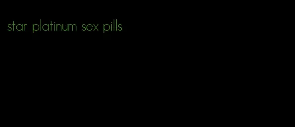 star platinum sex pills