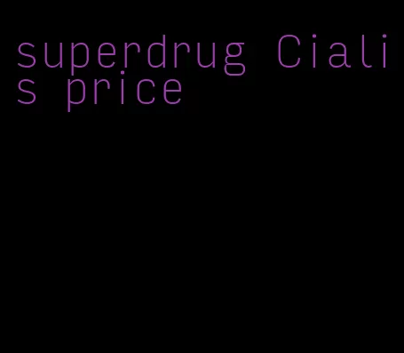 superdrug Cialis price