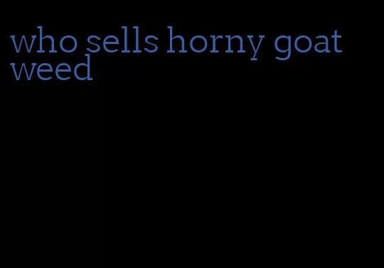 who sells horny goat weed