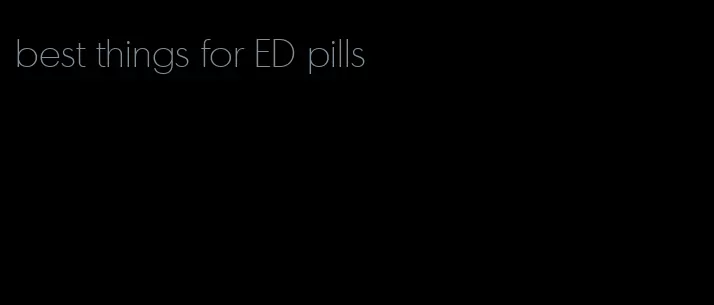 best things for ED pills