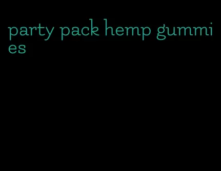 party pack hemp gummies