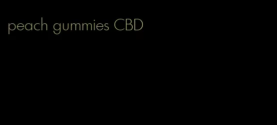 peach gummies CBD