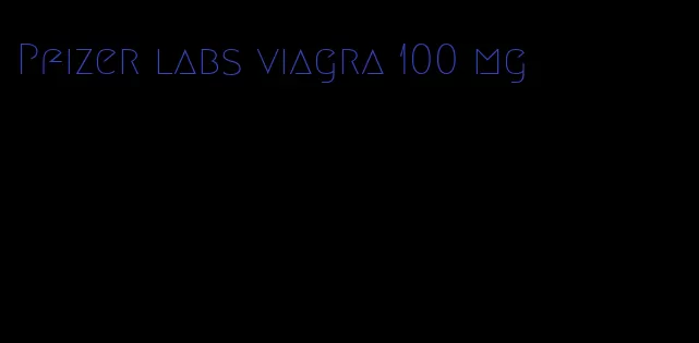 Pfizer labs viagra 100 mg