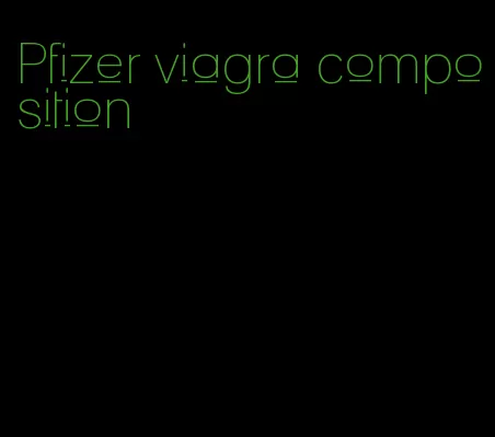 Pfizer viagra composition