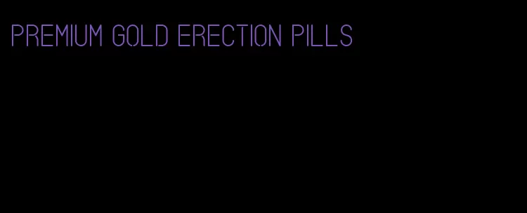 premium gold erection pills