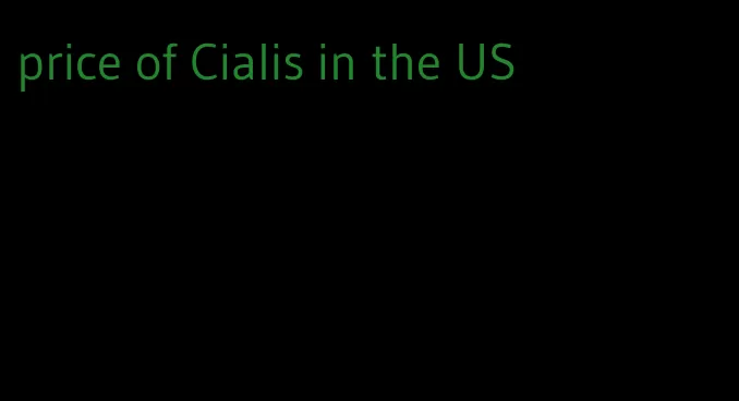 price of Cialis in the US