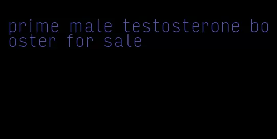 prime male testosterone booster for sale