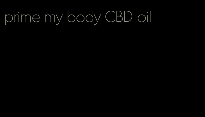 prime my body CBD oil