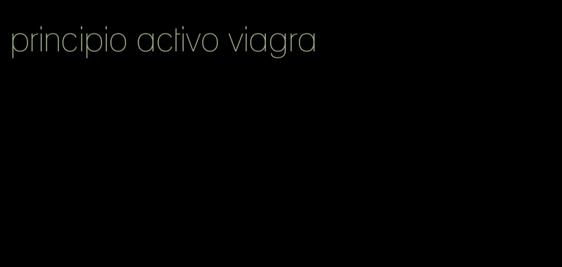 principio activo viagra