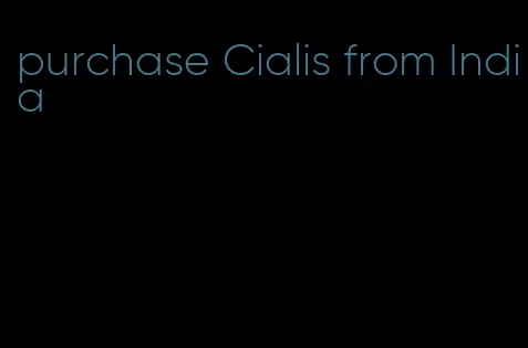 purchase Cialis from India