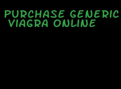 purchase generic viagra online