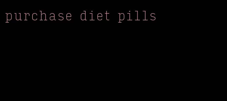 purchase diet pills