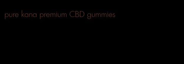 pure kana premium CBD gummies