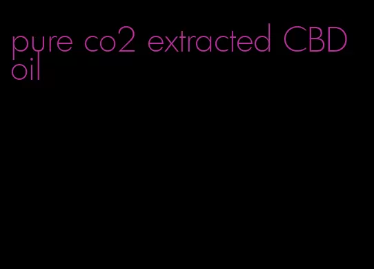 pure co2 extracted CBD oil