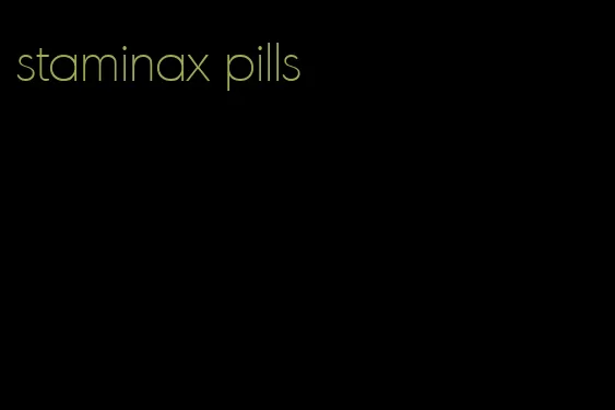 staminax pills