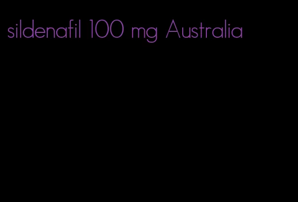 sildenafil 100 mg Australia