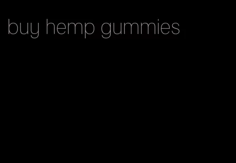 buy hemp gummies