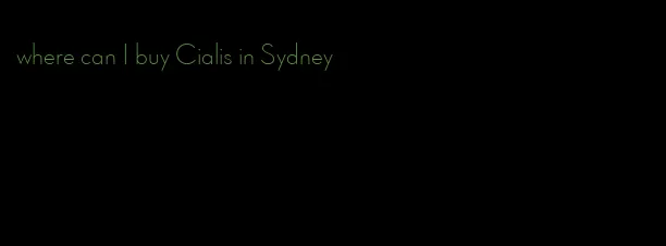 where can I buy Cialis in Sydney