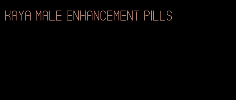 kaya male enhancement pills