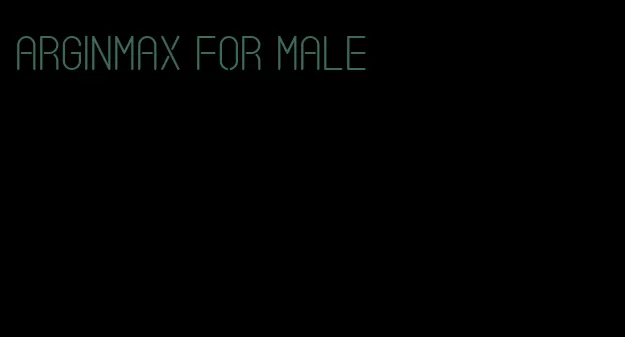 ArginMax for male