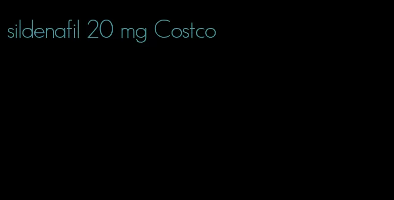 sildenafil 20 mg Costco