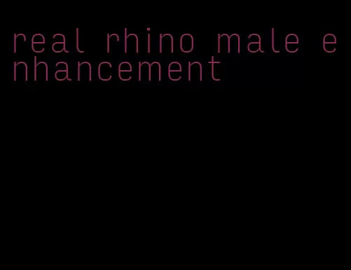 real rhino male enhancement