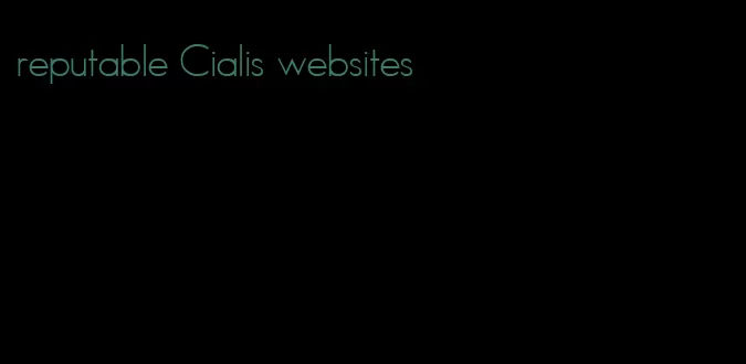 reputable Cialis websites