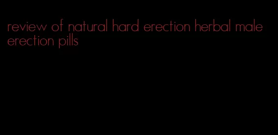 review of natural hard erection herbal male erection pills