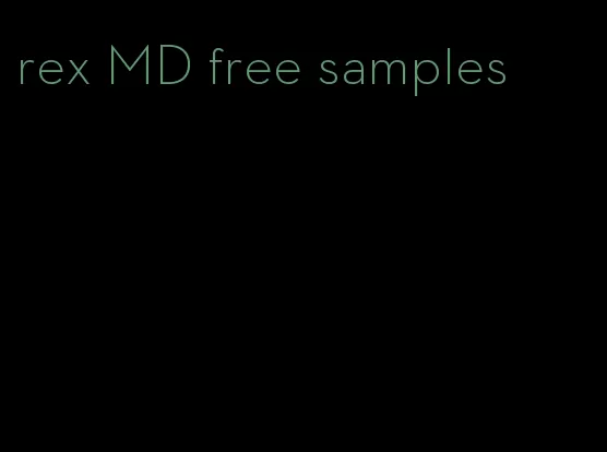 rex MD free samples