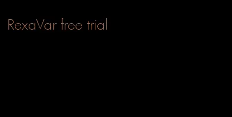 RexaVar free trial