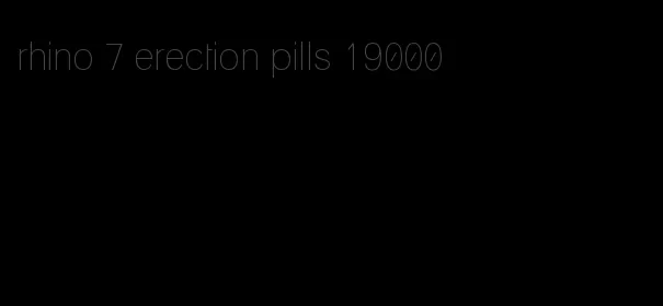 rhino 7 erection pills 19000