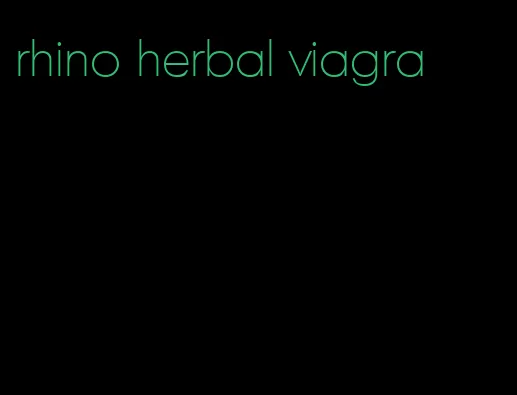 rhino herbal viagra