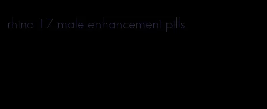 rhino 17 male enhancement pills