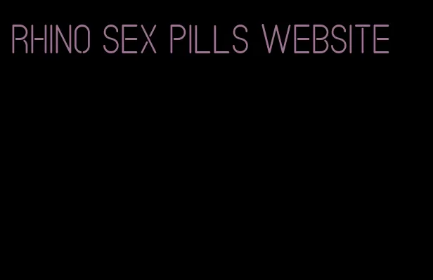 rhino sex pills website