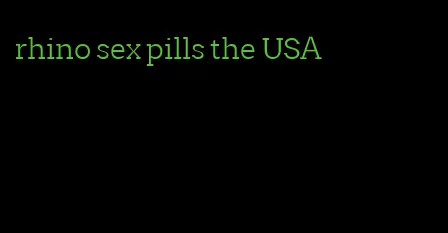 rhino sex pills the USA