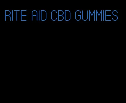 rite aid CBD gummies