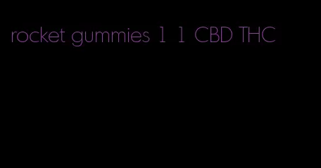 rocket gummies 1 1 CBD THC