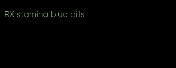 RX stamina blue pills