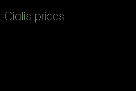 Cialis prices