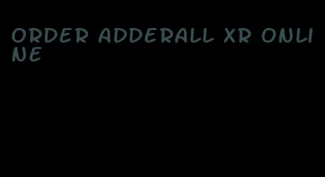 order Adderall XR online