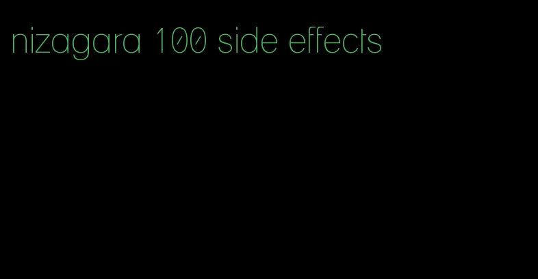 nizagara 100 side effects