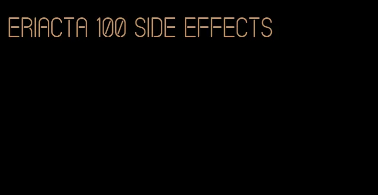 eriacta 100 side effects