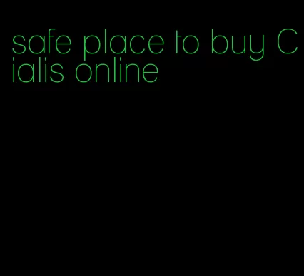 safe place to buy Cialis online